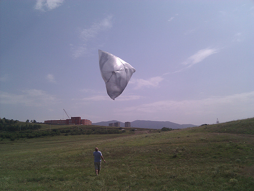 Brief and very low-altitude flight...